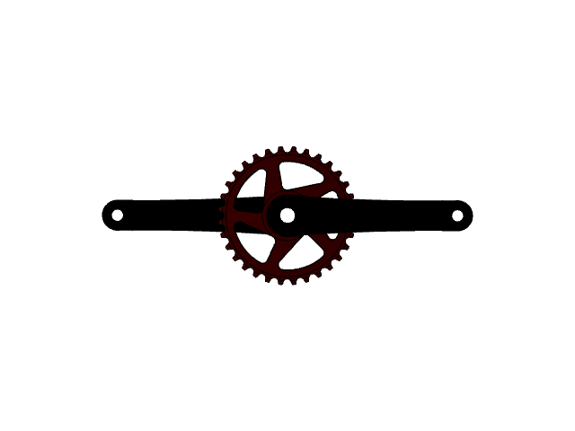 red_crankset